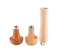 Acouto 3pcs Wooden Handle for File Cutting Tool Craft DIY Hand Tools The Handle Excellent Cutting File HandleWooden for FileCutting Wood HandleWood for