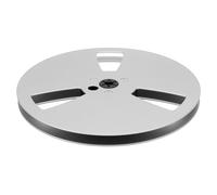 Acouto /4 7 Inch Empty Tape Reel 3 Holes Aluminum Alloy Open Sound Recording Tape Empty Reel for Recording Blue The for is to /4 7 Inch ReelSound (Silver)