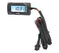 Acouto 4 in Oil Temperature Time Voltage LCD Digital Display DC12V for Motorcycle M20x1.0 Temperature GaugeWater MeterOil GaugeMotorcycle (M12*1.5)
