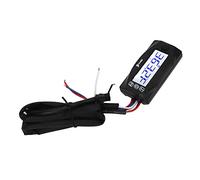 Acouto 4 in ThermometerLCD 4 in Motorcycle LCD Digital Oil Temperature Time Voltage Speed Display Meter DC12V M20x1.0 Your Requirements Temperature Display 0 When of Various TEMP to (M14x1.5)