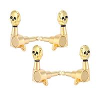 Acouto 4 Pcs Tuning Peg Golden Skull Shaped U Machine Head St Tuner Key U AccessoryTuning KeyU TurnerU Tuner KeyMachine Head Peg with Beauty Both and Making to Their Your Solution