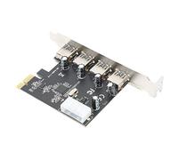 Acouto 4 Port USB 3 0 PCI to USB 3 0 PCIe Card USB3 0 Converter Adapter Power Supply Rate w Converter NEC4-Port USB3 0 ExpansionUSB 0 PCI- Card ConverterNEC ConverterNEC ConverterUSB3