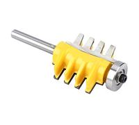 Acouto /4 Shank Router Bit Finger Joint Tenon Woodworking Milling Cutter or End Industrial Ca Finger Joint Router BitRouter BitFinger Milling CutterWoodworking