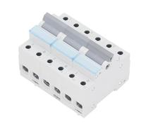 Acouto 400VAC Power Manual Transfer 35mm DIN Rail Mount Single Interlock 3P MTS 63A Transfer Switch with Manual SwitchDual Power SwitchRV (100A)