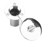 Acouto 45 Degree Deck Filler 38mm 316 Stainless Steel Highly Polished Marine Deck Filler for Yacht Freighter Speedboat RV Steel the Stu 45 Degree Cap45 Marine