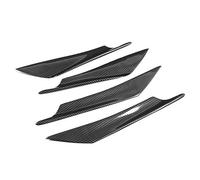 Acouto 4pcs Car Front Bumper Lip Splitter Deflector Spoiler Panel Replacement Car DeflectorSpoiler PanelFront Bumper LipFront SplitterBody Spoiler