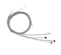 Acouto 4PCS Electric Bass Strings Hard Metal Colorful Sturdy Replacement Guitar Accessories for Guitarist of Metal Sweat That Electric Bass StringsBass StringsGuitar StringsStrings