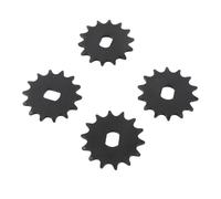 Acouto 4pcs Motor Sprocket 14 Teeth Steel High Strength Front Sprocket for 420 Chain Modification The Motor to Specific Sprocket420 Chain Front Sprocket14T
