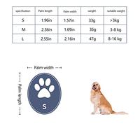 Acouto 4PCS Pet Socks Slip Protector Outdoor Sports Socks Shoes Boots Dogs Protective Rain Snow Shoes Pet SocksDog SocksRubber Dog BootsPet Supplies Protector an St Snug Se (#6)