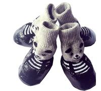 Acouto 4PCS Pet Socks Slip Protector Outdoor Sports Socks Shoes Boots Dogs Protective Rain Snow Shoes Pet SocksDog SocksRubber Dog BootsPet Supplies Protector an St Snug Se (#5)