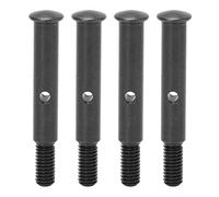 Acouto 4Pcs RC Front Wheel Axle Steel 35mm Front Shaft Remote Control Car Accessories for Slash 2WD Silver Made Premium of the Axle RC Wheel AxleRC ShaftSteel (Black)