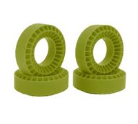 Acouto 4PCS RC Inserts Fit for .0 Inch Tires Silicone RC Wheel Insert for /10 Crawler Car Accessories Green Made Premium From Thes Tire InsertRC Wheel InsertRC Crawler (Green)