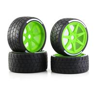 Acouto 4pcs Remote Control Tires 17MM Wheel Hex Replacement for ARMA 1/7 Felony FSR Model GT Remote Control Car Upgrade Parts to Incredible Rubber Ability Perform Use [Advanced Drive (Green)