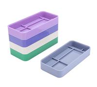 Acouto 5 Layer Plastic Watch Parts Screw Storage Box Watch Tool Holder Container 5 Keep Durability Items Easy Material Made Small Separated Ensures Plastic Maximum Parts BoxWatch