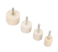 Acouto 5 Set of Cerium Oxide Powder 4Pcs Wool Felt Polishing Buffing Wheels It Can Electric Elec Polishing Wheel WoolPolishing Buffing WheelWool Felt WheelPolishing