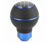 Acouto 5 Speed Gear Knob Stick Aluminium Alloy and Leather Manual Automobiles AccessoryRed 8mm/0 315in 10mm/0 3 KnobGear KnobShift LeverShift Gear HeadHandle ShifterReplacement Knob (B (Blue))