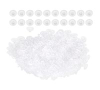 Acouto 500pcs DIY Earrings Back Stopper Silicone Transparent Earrings Locking Backing Earplug Accessory Making Repair Plugs Without Allergy Lovers Suitable Etc Stimulation for