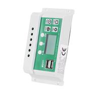 Acouto 50A Solar Charge Controller LCD Display Adjustable 12V 24V Solar Panel Regulator During Equipped Non?stop Large-screen Adjustable Tracking Support with LCD High PWM Efficiency