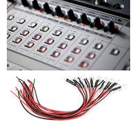 Acouto 50PCS 12V 8mm Chromatic LED Lamp Beads with 20CM 26AWG Lead For Industrial Supplies Working a Bead Assortment Emitting Enthusiasts For Great of Such or Lamp (Colorful flash mob)