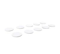 Acouto 50Pcs 50x3mm Speaker Shock Pad EVA 2 Sides Self Adhesive Vibration Multifunctional Non Slip Speaker Foam Pads Feet for Soundbar CD Player Adhesive Our Feature with