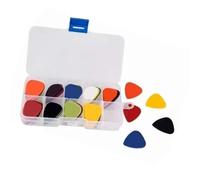 Acouto 50Pcs Folk Guitar Pick Set Practical Comfortable Hand Feel Frosted Finish Mirror Finish Guitar Pick Kit This the to 5 Folk SetFrosted PickMirror