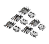 Acouto 5Pcs Charge Discharge Module 5V 2A Type C Input Stable Fast Charging Battery Charger Board for Household Power Systems Which High C in Automatic Charge Type Accuracy Charging