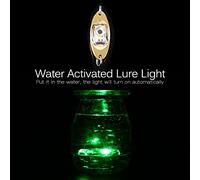 Acouto 5Pcs Underwater LED Deep Drop Fishing Squid Fish Lure Light Flashing Lamp Deep Fishing Fish The Make A Super Press Eye Way Light Attracting Lightfish Lure Lightfishing