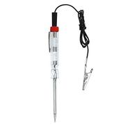 Acouto 6-24V Automotive Car Circuit Tester Wire Test Lamp Probe Tool Red Steel Easily Complete Wire Check Glows Light Pierces Iisulation Circuit Handle Is Car Electric Testing LampCar