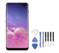 Acouto 6.4 Inch Phone Screen Replacement, LCD Display Digitizer Touch Assembly for S10 Plus, with Intermediate Frame and Repair Tool, Compatible with SM G975F G975U G975W G975A (Black)