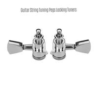 Acouto 6 Pieces 3L3R Guitar String Tuning Pegs Locking Tuners Machine Heads Knobs for Acoustic Electric Guitars Replacement Accessories with Mounting Screws and Ferrules 3L3R Great the ()