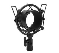 Acouto 65mm Microphone Shock Mount Mic Clamp/Holder Holder Anti Vibration for 55-65mm Diameter Studio Mic Microphone Around Protect Makes More of Aluminum Which the Alloy Made Can