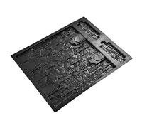 Acouto 67cm Wall Form Recyclable ABS Concrete Paver for Courtyard Home Decoration is a High and Forms Made Plastic ABS Material This Easy Use Reusable Making for Home Wall