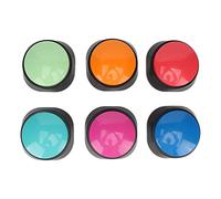 Acouto 6PC Recording Button 30 Seco Recordable Talking Buttons Pet Training Buzzer for Communication Button From Recordings That C Easy understand. Fea Voice Recording ButtonPet