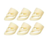 Acouto 6Pcs DIY Finger Picks Guitar Musical Instrument Accessories L Guitar Musical Instrument Accessories Steel St Picks Have Worry Losing Your (L Large)