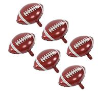 Acouto 6Pcs Footb Balloons Aluminum Foil Footb S Non Reusable Large Size Widely Party Balloons BalloonsFoil BalloonsBirth Weeks After Inflate