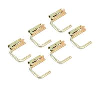 Acouto 6PCS J Hooks Galvanized 3 5 Inch Metal Hanger Spring Fitting for Enclosed Trailer Van Semi Trucks Trailer E Track Singles A Ar J HooksE Tie Down HooksE HangerE Spring Fitting3 5