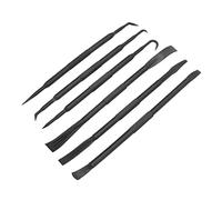 Acouto 6PCS Prying Hook Set, Double Ended ABS Plastic Pry Bars for Removing O-Rings & Sealin Mechanic Hook Plastic Pry Bar Non-marring Pick Set Pick to Gasket Ssembly BarAssembly
