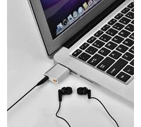 Acouto 7 Channel External USB 2 0 to 3 5mm Stereo Sound Card Mic Adapter Speaker Durable 2 3D USB It External CardExternal CardExternal Sound CardUSB Mic AdapterUSB (Silver)