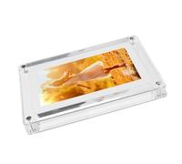 Acouto 7 Inch Digital Picture Frame, Acrylic Video Frame with Auto Rotate Playback 8GB Memory 1500mAh Battery, Supports Resolution, for Home and Office Display