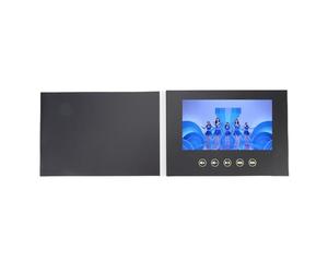 Acouto 7 Inch Digital Video Brochure, Portable Intelligent Design with HD Playback, Rechargeable Battery, for Marketing Events and Corporate Promotions