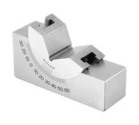 Acouto 75x25x36 AP25 Tool Steel Precision Adjustable Angle V Block for