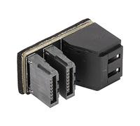 Acouto 7Pin Interface Both Sides 90 Degree 180 Degree Steering 12G High Speed Motherboard 7Pin Adapter For PH572 90 Degrees the Problem Motherbo InterfaceSATA AdapterSATA (For PH572 90 Degrees)