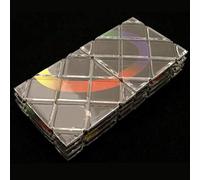 Acouto 8 Panels Folding Puzzle Cubes Twisty Magico Professional Toys 8 Panels Folding Puz (Black A)