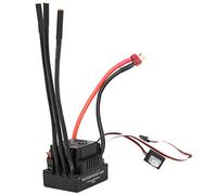 Acouto 80A Brushless ESC Electric Speed Controller Accessory for /8 RC CarT Plug Sensorless Motor Brushless Acc ESCBrushless ESCWaterproof ESCElectric SpeedControllerRC (T plug)