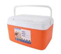Acouto 8L Insulated Portable Cooler Efficient Warm Cold Insulation Portable Hard Cooler Box Ice for Camping Picnic Beach Drink Beverage Fishing Blue Enough Space a and 8 (Orange)