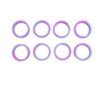 Acouto 8Pcs Luggage Suitcase Wheels Cover Carry On Silicone Silent Noise Reduction Protector Type 7 Make Practical Where Luggage Suitcase Wheels CoverCarry On (Red)