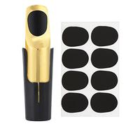 Acouto 8Pcs Rubber Mouthpiece Patches Pad for Soprano/Alto Saxophone Clarinet 0 8mm Clarinet 2 Patch Pr Soprano SaxophoneAlto SaxophoneClarinetSaxophone MouthpieceClarinet Mouthpiece (0.8mm)