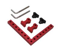 Acouto 90 Degree Positioning Accurate Measuring Aluminum Alloy Right Angle Clamp Tool for Woodworkers Convenient Versatile Compact Design Ideal for Picture Frame Assembly (Type 4)