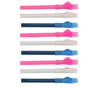 Acouto 9Pcs Fabric Pencil Three Colors Clear Line Easy Cleaning Wide Application Tailors Chalk for Sewing Help to Colors Sewing the Fabric Three Leave Marks with Different