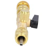 Acouto AC Valve Removal Dual Size 1/4" & 5/16" SAE Valve Remover Installer Tool Kit,HVAC AC Refrigeration Removal Set No Refrigerant Loss Power Tool Accessories